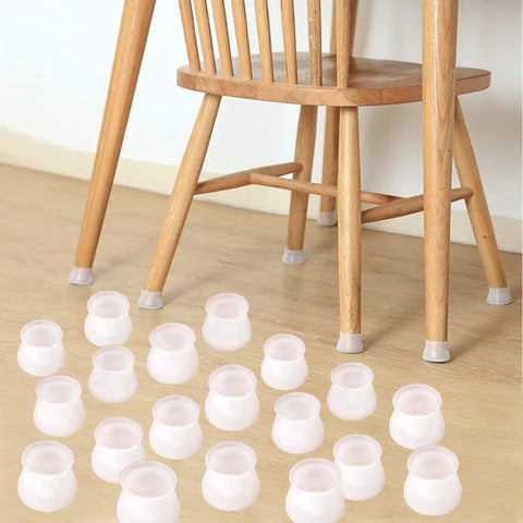 Pack of 8 Silicone Chair Leg Cap