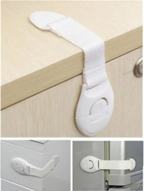 (3 pcs) Set. Child Safety Locks for Drawers, Doors and Refrigerators